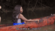Me In Nature GIF - So Is This A River Canoe GIFs