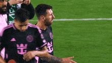 Hug Leo Messi GIF - Hug Leo Messi Jordi Alba GIFs