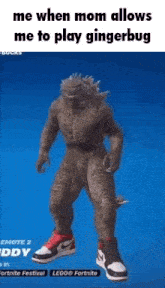 me when mom allows me to play gingerbug fortnite festival lego fortnite