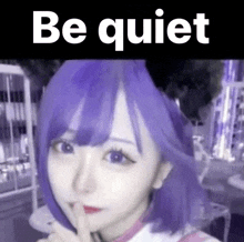 Be Quiet GIF - Be Quiet Japanese GIFs