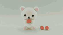 Rilakumma Bear GIF - Rilakumma Bear Strawberry GIFs