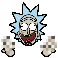 Rick And Morty Pocket Mortys Sticker - Rick And Morty Pocket Mortys Sticker Stickers