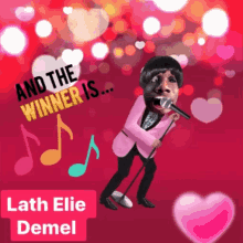 Demel Lath Singing GIF - Demel Lath Singing Winner Is GIFs
