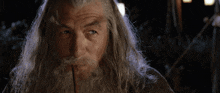 gandalf the grey smoking lord of the rings lotr glance