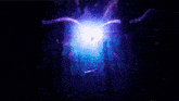 a computer generated image of a person 's face with a star in the middle