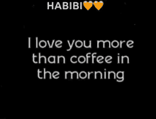 i love you coffee morning