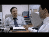 David Brent All Up There GIF - David Brent All Up There David And Neil GIFs