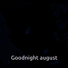 Goodnight August Goodnight Whore GIF - Goodnight August Goodnight Whore Goodnight Hoe GIFs