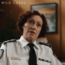 Speechless Commissioner Russo GIF - Speechless Commissioner Russo Wild Cards GIFs