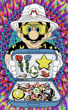 Trippy Mario GIF - Trippy Mario Trippy Mario GIFs