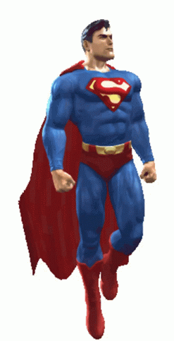 Superman Flying Sticker - Superman Flying - Discover & Share GIFs
