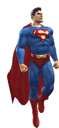 Superman Flying Sticker - Superman Flying Stickers