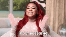 It'S A Blessing Lyndzie Cherry-marble GIF - It'S A Blessing Lyndzie Cherry-marble Basketball Wives Orlando GIFs