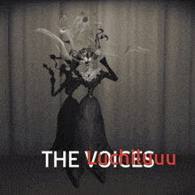 a black and white drawing of a woman with smoke coming out of her mouth and the words " the voobisuu " below it