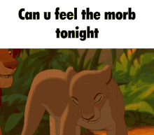 Morbius Lion King GIF - Morbius Lion King Can You Feel The Morb Tonight GIFs