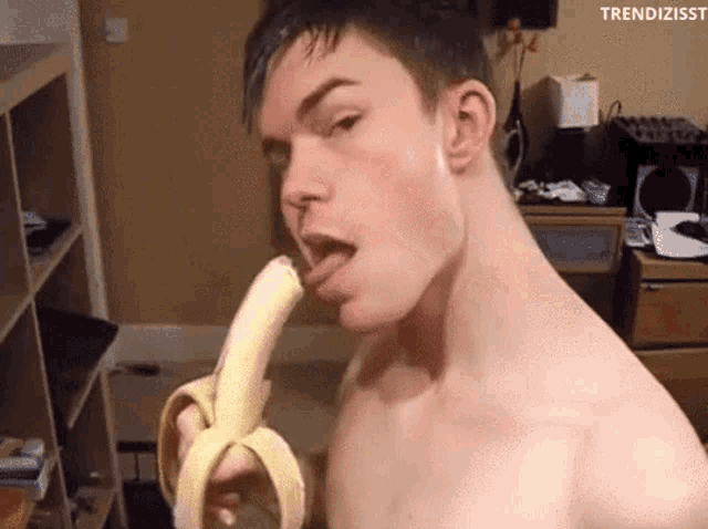 Deepthroat Porn Meme - Banana Deep Throat GIFs | Tenor