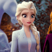 Elsa Cringe GIF - Elsa Cringe Elsa Frozen2 GIFs