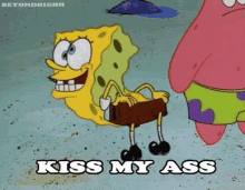 Kiss My Ass GIF - Spongebob Kiss My Ass GIFs