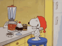 Snoopy Sundaes GIF - Snoopy Sundaes Peanuts GIFs