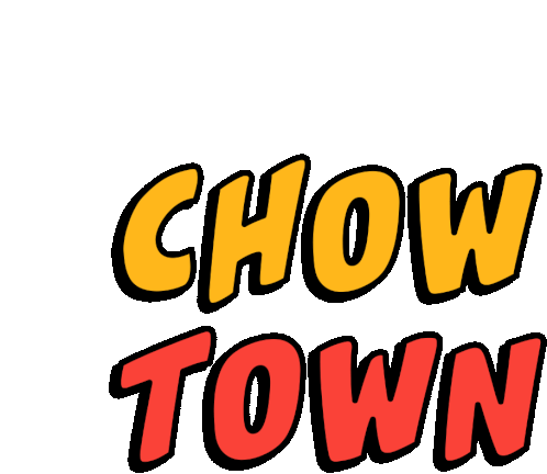 Chow Town Food Sticker - Chow Town Food Festival Food Stickers
