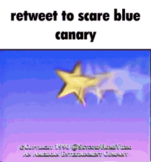 Blue Canary Retweet To Scare GIF - Blue Canary Retweet To Scare GIFs