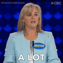 a lot christon family feud canada many countless