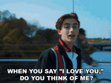 When You Say I Love You Do You Think Of Me Johnny Orlando GIF - When You Say I Love You Do You Think Of Me Johnny Orlando Adelaide Song GIFs