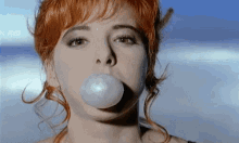 Mylene Farmer Bubble Gum GIF - Mylene Farmer Bubble Gum Bubble GIFs