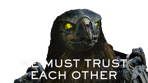 We Must Trust Each Other Aerator Sticker - We Must Trust Each Other Aerator Michelle Yeoh Stickers
