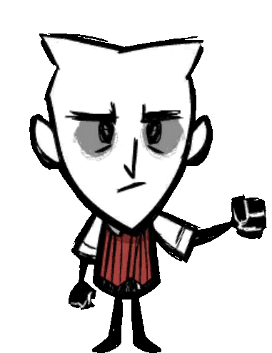 Wilson Dont Starve Dont Starve Together Eating Sticker - Wilson Dont Starve Dont Starve Together Eating Stickers