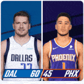 Dallas Mavericks (60) Vs. Phoenix Suns (45) Half-time Break GIF - Nba Basketball Nba 2021 GIFs