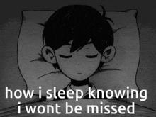 Omori How I Sleep GIF - Omori How I Sleep I Wont Be Missed GIFs