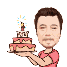 happy birthday hbd cake throw celebrate