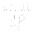 a black and white image of the words shut up xd written in a font .