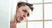Shower Dean GIF