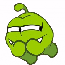 laughing om nom cut the rope haha funny