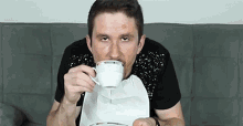 Drinking Tea Ea After Meal GIF - Drinking Tea Ea After Meal Cup Of Tea GIFs
