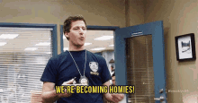 Trying To Make New Friends GIF - Andy Samberg Homies Friends GIFs