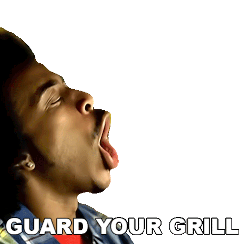 Guard Your Grill Ludacris Sticker - Guard Your Grill Ludacris Move Bitch Song Stickers