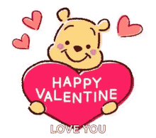 Pooh Valentine GIF - Pooh Valentine Hearts GIFs