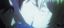 Ryota And Himiko GIF - Btooom Kiss Ryota GIFs