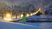 Good Night Snowy GIF - Good Night Snowy Weather GIFs