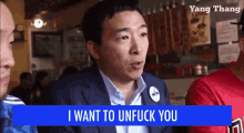 Let Me Unfuck You I Want To Unfuck You GIF - Let Me Unfuck You I Want To Unfuck You Andrew Yang GIFs