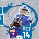 Detroit Lions (14) Vs. Minnesota Vikings (7) Second Quarter GIF - Nfl National Football League Football League GIFs