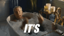 Siriusxm Brett Favre GIF - Siriusxm Brett Favre Bubble Bath GIFs