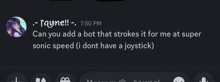 a screenshot of a discord conversation between rayne and someone else