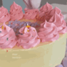 cake pink dessert