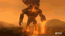 walking trollhunters rise of the titans giants lava giant traveling