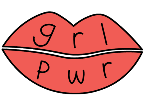 Girl Power Women Can Sticker - Girl Power Women Can Go Girl Stickers