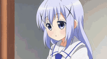 Chino Kafuu Worried GIF - Chino Kafuu Worried Anime GIFs